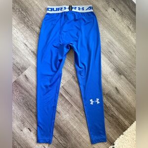 Under Armour Men’s Compression Leggings Blue Size Medium